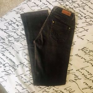 Xanaka Jeans| Med Rise| Size F36| Dark Brown